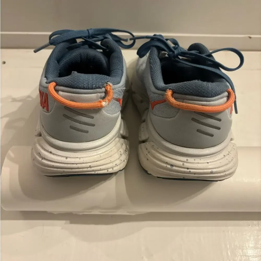 Hoka One One Athletic Shoes in Blue and Orange